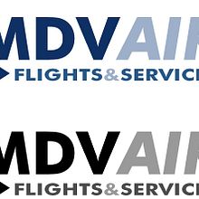 MDV AIR. Creación de logotipo y papelería básica. Graphic Design project by Rebeca Márquez - 02.28.2013