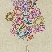 FLORES,  ilustración digital , Photoshop, pintura digital. Traditional illustration project by Factoryarte Bilbao - 10.17.2014