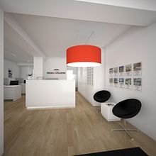 3D Oficinas Engel & Völkers. Un progetto di 3D, Architettura d'interni e Interior design di Sergio Fernández Moreno - 18.10.2014