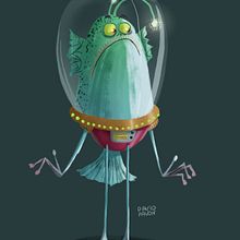 Marciano. Een project van  Ontwerp, Ontwerp van personages y Traditionele illustratie van David Pavón Benítez - 19.10.2014