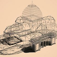 Serie 2_ Palacio de Cristal: Texturizados. Un proyecto de 3D, Arquitectura, Diseño y Diseño gráfico de Alvaro Simón Merino - 19.10.2014