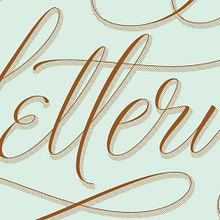 Lettering Lettering. Design, T, and pograph project by Martina Flor - 10.19.2014