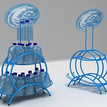 Exhibidor PLV de agua. Un progetto di 3D e Design di Desvío - 19.10.2014