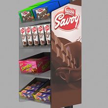 Exhibidor (PLV) SKU Nestle . Un progetto di 3D e Design di Desvío - 19.10.2014