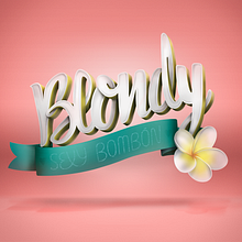 Blondy Sexy Bombón. Un progetto di Illustrazione tradizionale, Pittura e Tipografia di Javi Luque - 17.09.2014