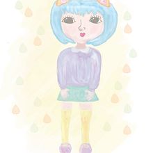 CatGirl . Desain & Ilustrasi tradisional proyek oleh Starfire182 - 10.19.2014