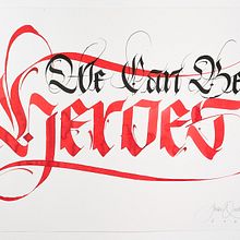 We Can Be Heroes. Design gráfico, e Tipografia projeto de Joan Quirós - 07.09.2013