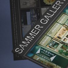 Sammer Gallery. Un progetto di Direzione artistica, Design, Design editoriale, Graphic design, Marketing e Pubblicità di Álex G. Mingorance - 17.06.2012