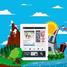 ABC Kiosko y Más: Puente del Pilar. Un progetto di Direzione artistica, Design, Design editoriale, Web design, Illustrazione tradizionale, Marketing e Pubblicità di Álex G. Mingorance - 30.09.2012