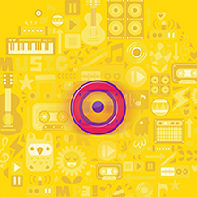 Musicalizer. Un progetto di Br, ing, Br, identit, Direzione artistica e UX / UI di Atilio Jose Cerban Catalani - 22.10.2014