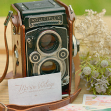 Maria Vintage Photography · Business Cards . Un progetto di Br, ing, Br, identit, Design, Graphic design e Fotografia di Mapy D.H. - 12.10.2014