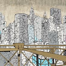 New York bidimensional air space. Un progetto di Direzione artistica, Graphic design e Illustrazione tradizionale di David Delgado Ruiz - 23.10.2014