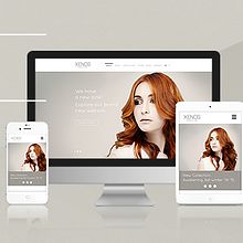 Xenos Parrucchieri website . % Sofia Papadopoulou tarafından hazırlanan UX / UI projesi - 09.24.2014