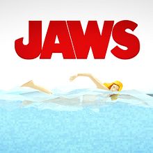 Poster JAWS Low Poly. 3D, Traditional illustration, Photograph, and Post-production project by Ninio Mutante - 10.24.2014