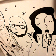 Familias. Een project van Traditionele illustratie van milena jarjour - 26.10.2014