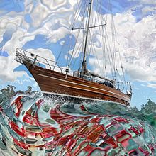 Calma tras la tempestad (2014). Fine Arts, Graphic Design, and Painting project by Chicote CFC - "Simbiosismo / Symbiotic Art - 10.28.2014