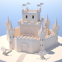 Castillo. Un progetto di 3D di Pablo Calviño Floría - 29.10.2014