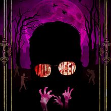 Halloween poster. Projekt z dziedziny Design, Tradycyjna ilustracja i Projektowanie graficzne użytkownika Ignacio Ballesteros Díaz - 30.10.2014