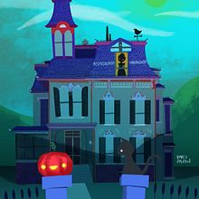 Mansión encantada. Een project van  Ontwerp y Traditionele illustratie van David Pavón Benítez - 30.10.2014