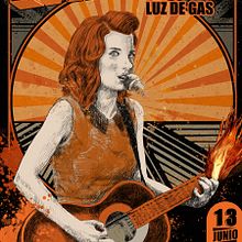 Cartel para Virginia Labuat. Design, and Traditional illustration project by GERMáN MARCH - 10.30.2014