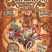 Redneck Zinema Party (2014). Un proyecto de Diseño gráfico, Ilustración tradicional y Publicidad de Leone - 02.11.2014
