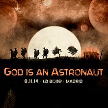 Cartel God is an astronaut. Un proyecto de Bellas Artes, Diseño e Ilustración tradicional de gregor - 03.11.2014