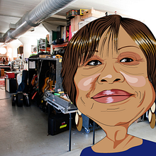 Mavis Staples para Más Truenos . Ilustrasi tradisional proyek oleh El Ciento Almacenes - 11.03.2014
