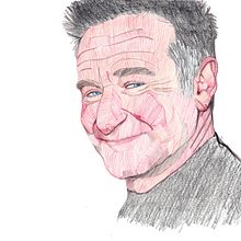 robin williams . Seni Rupa & Ilustrasi tradisional proyek oleh Carlos Navarro Blasco - 11.03.2014
