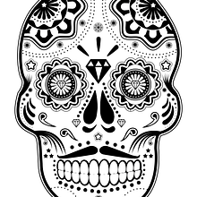 Sugar Skull . Graphic Design, and Traditional illustration project by Marisol Ramírez - 11.04.2014