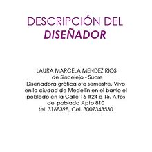 inf. personal . Projekt z dziedziny Projektowanie graficzne użytkownika Laura Méndez - 04.11.2014