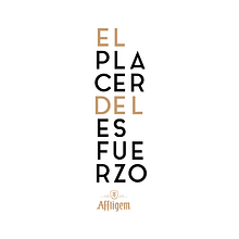 El placer del esfuerzo - Affligem Ein Projekt aus dem Bereich Br, ing und Identität, Design, Verlagsdesign, Werbung und Events von Raquel Torregrosa - 08.02.2015