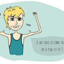 Clichés. Ilustração tradicional projeto de élise ollivier - 05.11.2014