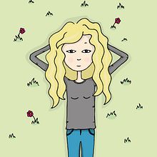 Elise. Ilustração tradicional projeto de élise ollivier - 05.11.2014