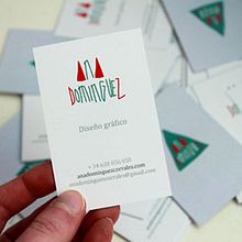 Tarjeta de Visita. Br, ing, Identit, and Graphic Design project by Ana Domínguez - 11.09.2014