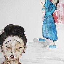 Ilustraciones para historia china Ein Projekt aus dem Bereich Traditionelle Illustration von Casandra Pina - 09.11.2014