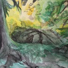 Paisajes Ein Projekt aus dem Bereich Traditionelle Illustration von Casandra Pina - 09.11.2014