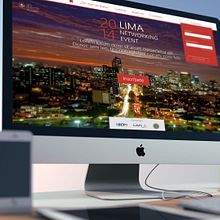 Lanzamiento web | Lima Networking. Un progetto di Br, ing, Br, identit, Design e Web design di Antonio Seminario - 18.09.2014