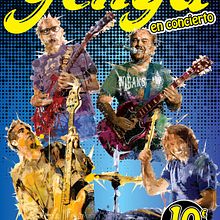 Cartel para concierto de Yenga. Graphic Design, Traditional illustration, and Advertising project by Kike Lucas Abreu - 03.24.2015
