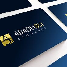 Abadía Buj es un despacho de abogados granadino especializado en derecho de familia, civil, laboral, mercantil, penal, extranjería, etc... Nuestra clienta buscaba una imagen elegante y profesional.. Un projet de Br et ing et identité de Alejandro Prieto Jaime - 24.12.2012