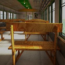 Interior Vagón de Tren.. 3D, Interior Architecture & Interior Design project by Moises Calderon Basto - 11.13.2014