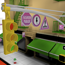 Lancia Fashion Avenue. 3D, Architecture & Interior Architecture project by Nando Feito Baena - 10.14.2011