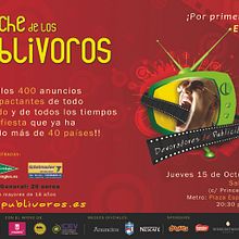 Publicidad "La noche de los Publivoros". Projekt z dziedziny Br, ing i ident, fikacja wizualna, Grafika ed, torska, W, darzenia i  Reklama użytkownika Chema Paz Bernó - 18.11.2014