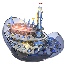 Pixépolis 2. Un proyecto de 3D, Diseño editorial e Ilustración tradicional de Javier Hormigos Celada - 22.12.2012