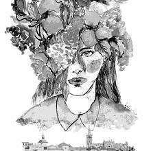 Mujer de Sevilla. Un proyecto de Diseño gráfico e Ilustración tradicional de Ángela Muruve Luna - 19.11.2014