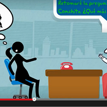 la entrevista - video. Un proyecto de Animación de María Díaz-Llanos Lecuona - 19.11.2014