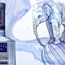 Martin Miller's Gin. Advertising, Br, ing, Identit, and Graphic Design project by Inés García Pérez - 11.20.2014