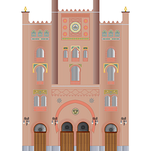 Puerta del Este / The East Gate. Traditional illustration project by Juan Pedro Sánchez Plaza - 11.20.2014