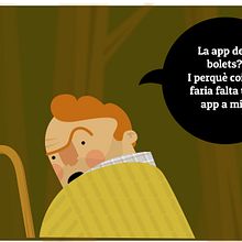 L'App dels Bolets. Animation, and Traditional illustration project by Eduard Altarriba - 11.21.2014