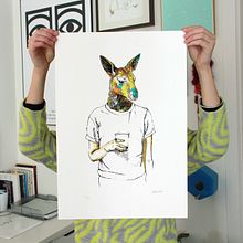 Coffee to go. Un proyecto de Ilustración tradicional y Serigrafía de Barba - 17.11.2014