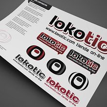 Lokotic - logotipo. Un proyecto de Br, ing e Identidad, Diseño gráfico y Tipografía de Máximo Alcántara - 21.05.2012
